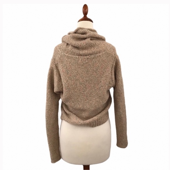 Urban Outfitters multi colored speckled cowl neck turtleneck knit sweater - Picture 2 of 5